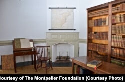 Madison's Library at Montpelier, in Orange Virginia