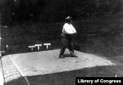 William Taft playing golf
