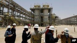 یکی از تاسیسات نفت و گاز شرکت ارمکوی عربستان سعودی