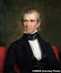 1846 portrait of James K. Polk by George Peter Alexander Healy