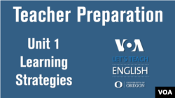 Let's Teach English Unit 1: Learning Strategies