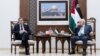 Antony Blinken, secretário de Estado americano, e Mahmoud Abbas, Presidente da Autoridade Palestiniano