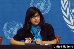 اقوام متحدہ کے انسانی حقوق کے دفتر کی ترجمان راوینا شمداسانی