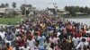 Une manifestation antigouvernementale menée par une coalition de partis d'opposition à Lomé, au Togo, le 7 septembre 2017. (AFP PHOTO / PIUS UTOMI EKPEI)