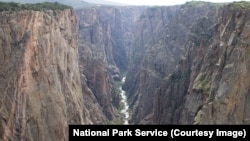 The inner canyon of Black Canyon of the Gunnison
