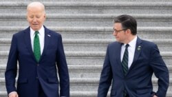 Başkan Joe Biden Cumhuriyetçi Partili Temsilciler Meclisi Başkanı Mike Johnson'ın Ukrayna, İsrail ve Tayvan'a yönelik 95 milyar dolarlık yardım paketini desteklediğini belirtti. 