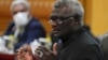 FILE - Solomon Islands Prime Minister Manasseh Sogavare is shown in Beijing, July 10, 2023. 