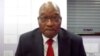 In this Frame grab former South Africa President Jacob Zuma, appears on a screen virtually from the correctional service facility Estcourt, in Pietermaritzburg, South Africa, July 19, 2021.