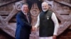 资料照片: 2023年9月9日印度总理莫迪(右)G20峰会上与中国总理李强握手