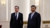 ​រដ្ឋមន្ត្រី​ការបរទេស​អាមេរិក​លោក Antony Blinken​ ជួប​ជាមួយ​ប្រធានាធីបតី​ចិន​លោក Xi Jinping នៅ​ទីក្រុងប៉េកាំង​ប្រទេស​ចិន​កាលពីថ្ងៃទី​១៩ មិថុនា ឆ្នាំ២០២៣។REUTERS/Leah Millis/Pool 
