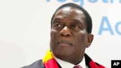 Prezida wa Zimbabwe Emmerson Mnangagwa