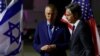 U.S. Secretary of State Antony Blinken, right, is welcomed by U.S. Ambassador to Israel Jacob Lew as he arrives at Ben Gurion Airport near Tel Aviv, Israel, on April 30, 2024.