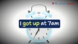 Everyday Grammar TV: Wake up with phrasal verbs