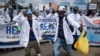 Striking Kenyan doctors hold demonstrations in Nairobi amid stalemate