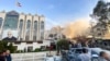 ساختمان قنسولگری ایران در جوار سفارت این کشور در دمشق در اثر این حمله به کلی ویران شده است.