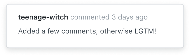 teenage-witch commented 3 days ago: Added a few comments, otherwise LGTM!