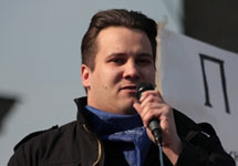 Станислав Яковлев на антипризывном митинге 12.04.2008. Фото Евгении Михеевой/Грани.Ру