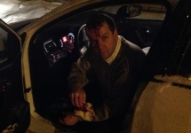 Евгений Доможиров после нападения. Фото из его твиттера