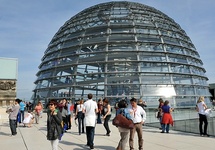 На крыше Бундестага. Фото: bundestag.de