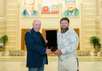 Рамзан Кадыров (справа) и Евгений Пригожин (Фото: Kadyrov_95 / Telegram)

