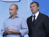 Владимир Путин и Игорь Сечин. Фото: neftegaz.ru