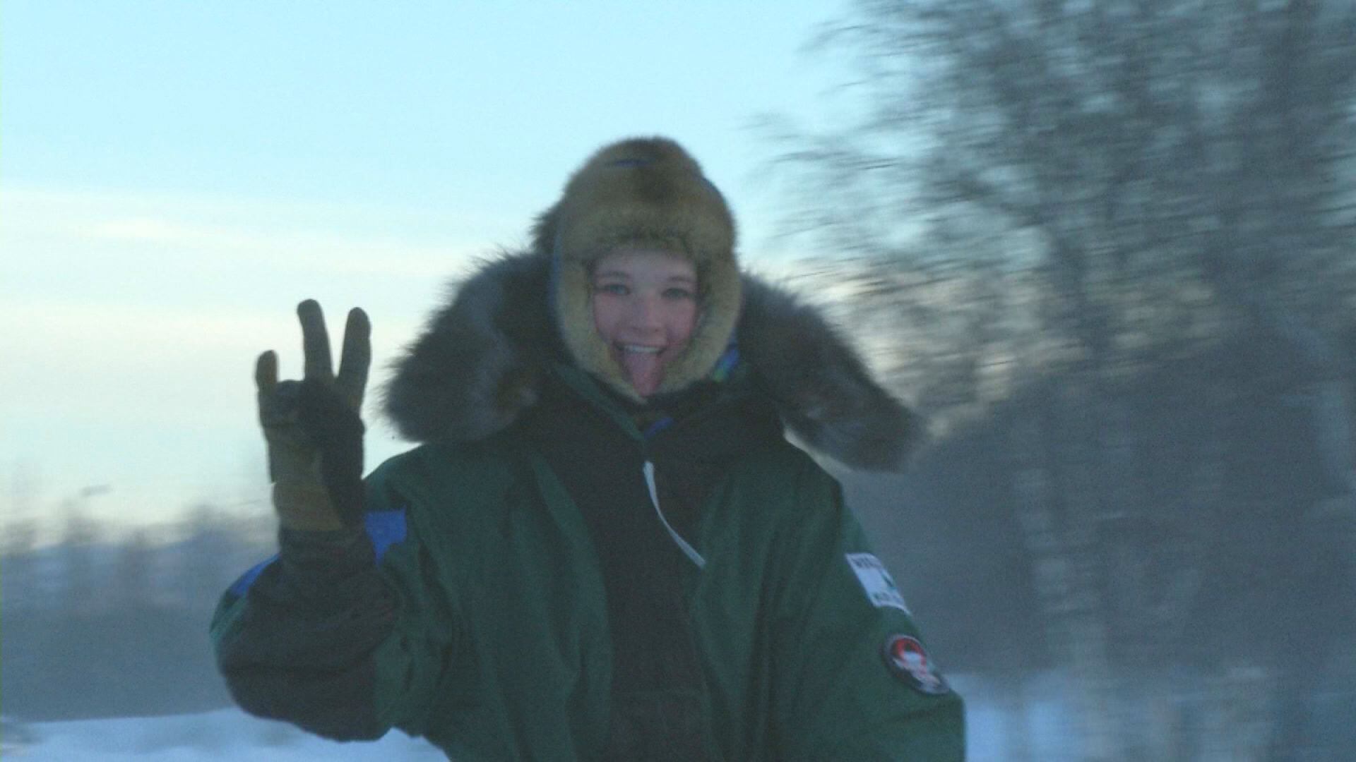 Emily Robinson, 16, became just the second musher ever to three-peat the Jr. Iditarod.
