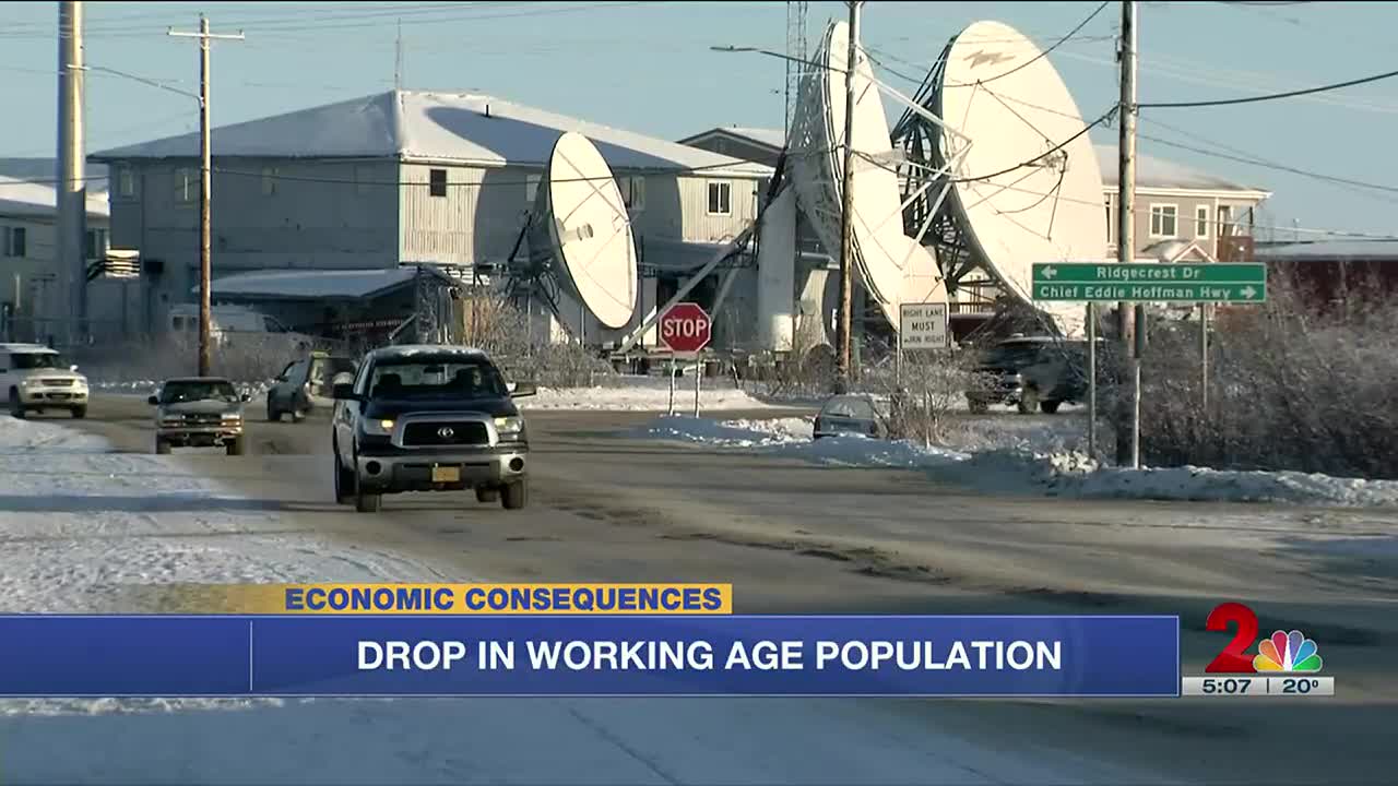 Alaska is seeing for the 9th consecutive year a decreasing working age population. In fiscal...