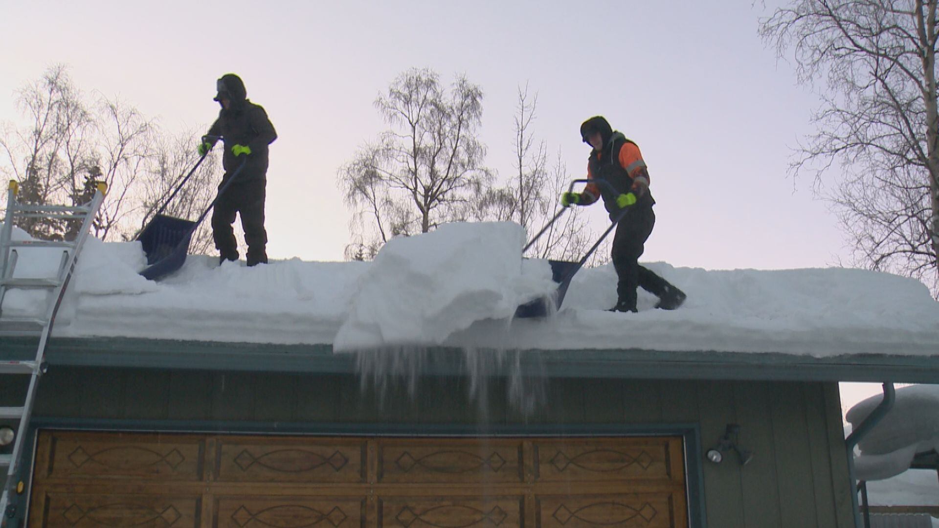 Municipal officials are now encouraging Anchorage residents to shovel snow from their roofs