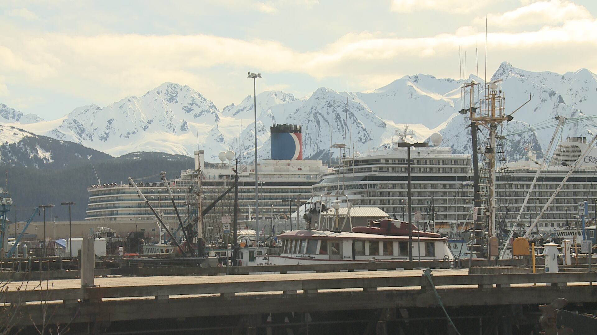Seward sees its second day of cruise ships for the season.