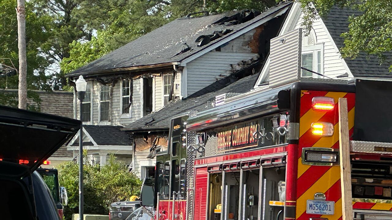Firefighters from multiple agencies were called to a report of a house fire in a Mount...