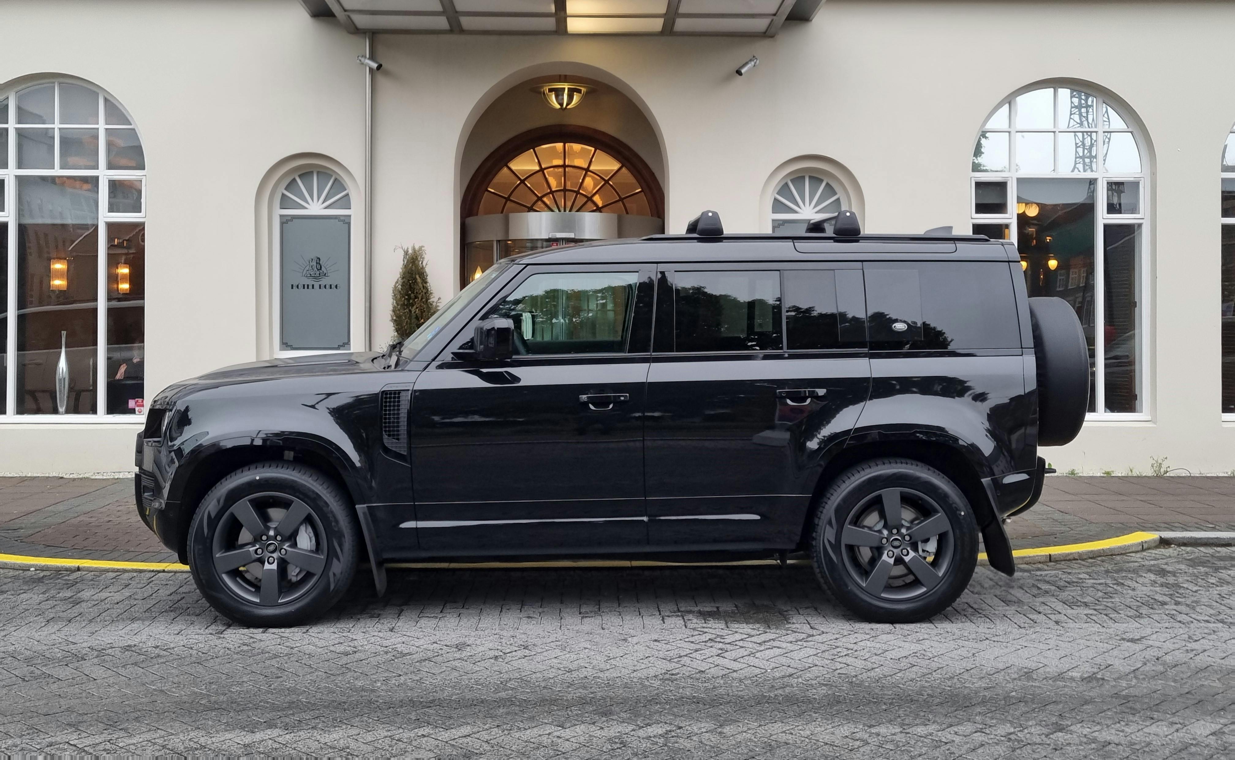 A comfortable and spacious Land Rover Defender will be your means of transportation for this private transfer to the center of Reykjavik.