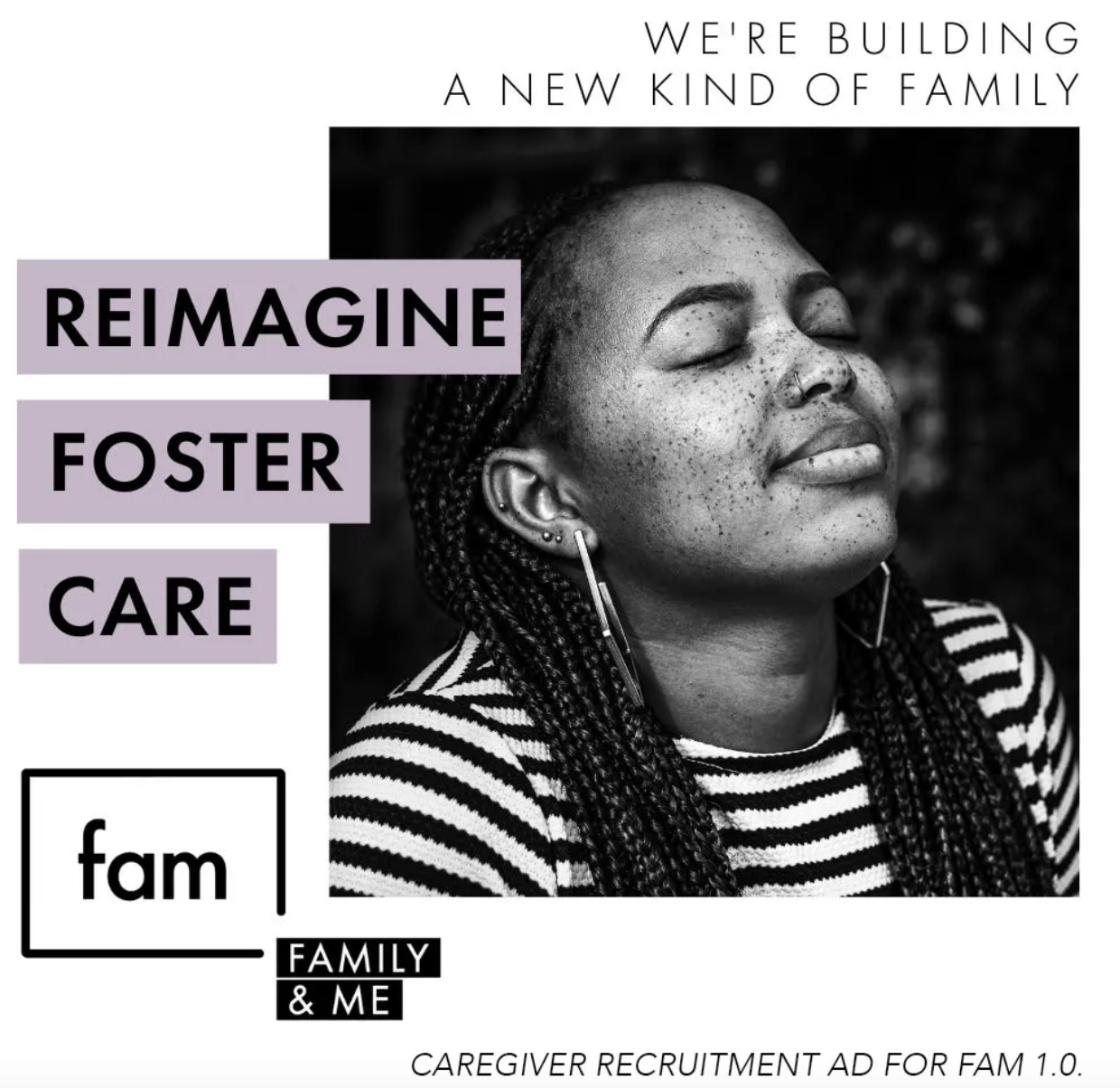 FAM Caregiver recruitment ad. Image by Freedom Forward.