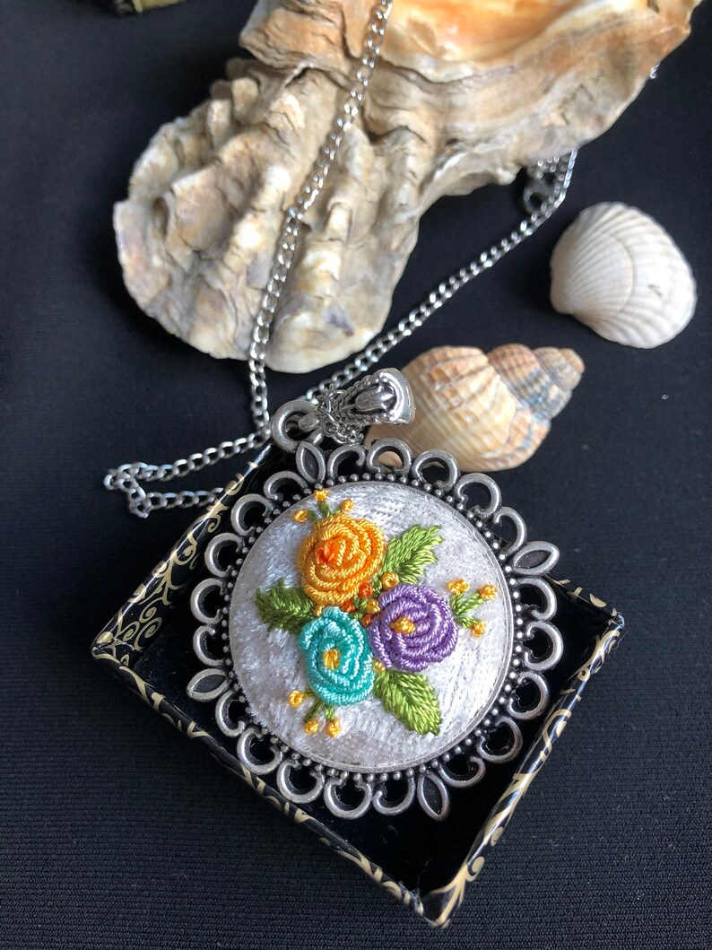 Embroidery Necklace image 0