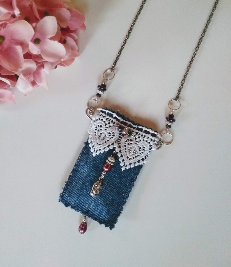 Buda necklace amulet boho necklace spiritual bohemian image 0