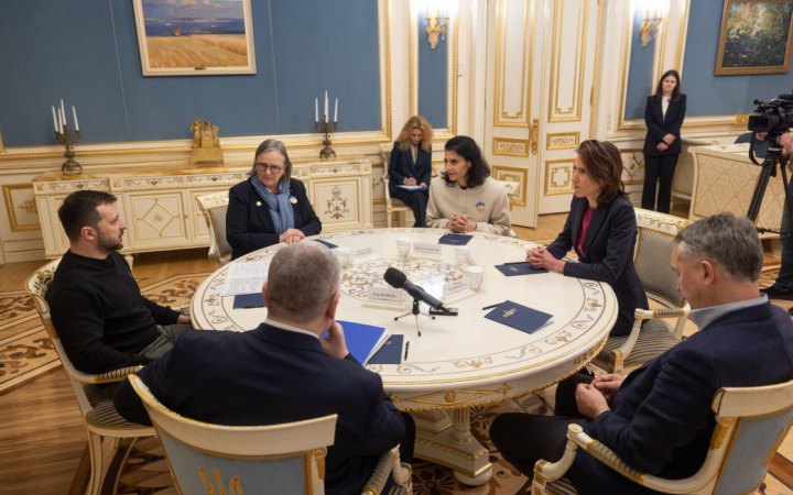 Зеленський зустрівся з делегацією політичної групи Європарламенту Renew Europe