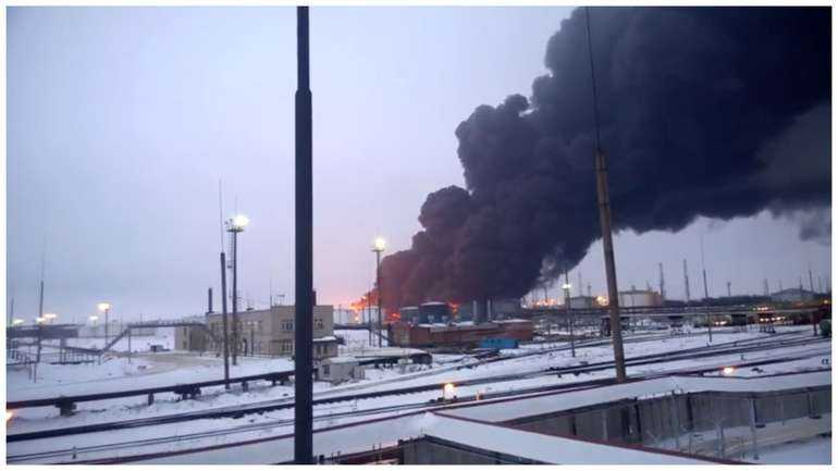 У Рязані безпілотниками атаковано нафтопереробний завод «Роснафти», 13 березня 2024 року