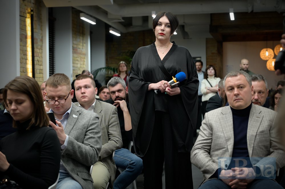 Sonya Koshkina during the discussion