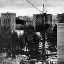 Фотография "1970_Фрагмент застройки в 5 районе. Вид из корпуса 516"