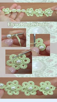 Crochet cord was made with Crochet Hook 2.00 mm (which is #4 US standard) or 1.5 mm and with yarn: 100% Cotton, 169m/50g. Beads: D = 0,8 cm