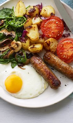 If you need a veggie full English breakfast this weekend, and you want it easy, we've got it! Ramen, Yemek, Eten, Makanan Dan Minuman, Mad, Kochen, Cuisine, Aesthetic Food
