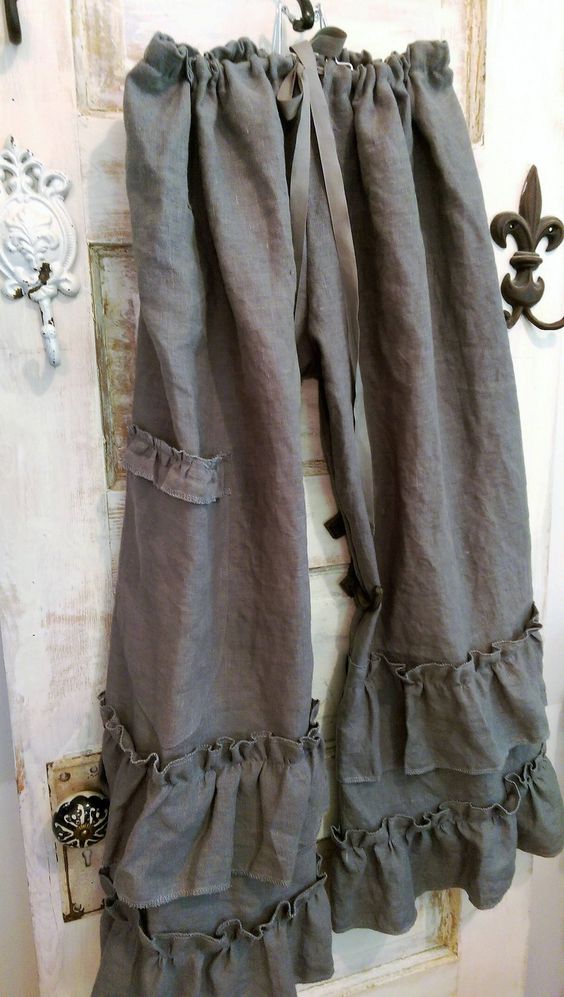 Washed Linen Bloomers Linen Pants Linen Bloomers Ruffled | Etsy