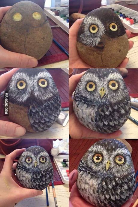 Stone Owl - 9GAG