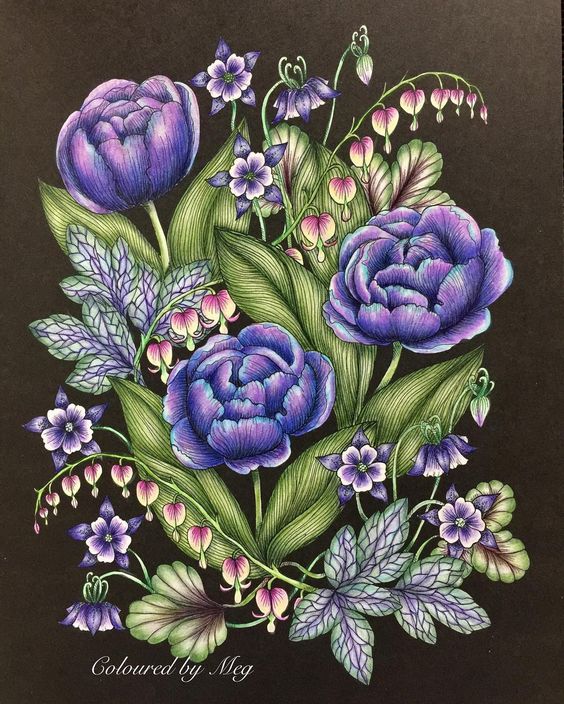Is this one of your favourite colour combo too? Love doing this gorgeous #blomstermandala Tavelbok by #mariatrolle used #fabercastellpolychromos #prismacolorpremier #colouringbook #adultcoloringbook #artecomoterapia #arte_e_colorir #blomstermandalamålarbok