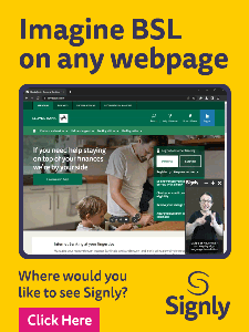 Imagine BSL on any webpage. Where would you like to see Signly? Click Here