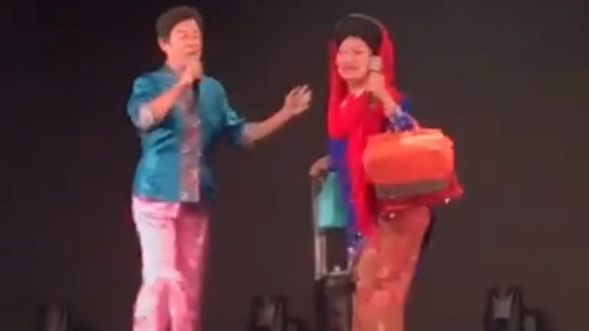 Singaporean artists poke fun at Ho Ching and Rosmah during fundraising dinner