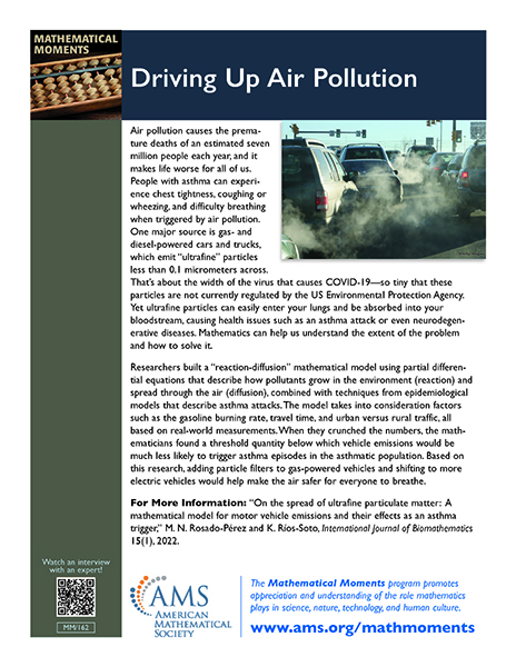 Mathematical Moments: Driving Up Air Pollution