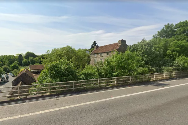 The M32 looking towards the existing Bridge Farm Community