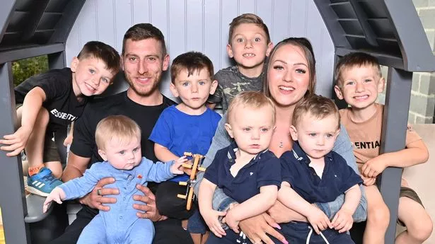 Jo-anne Ellis and her partner Charles have seven boys