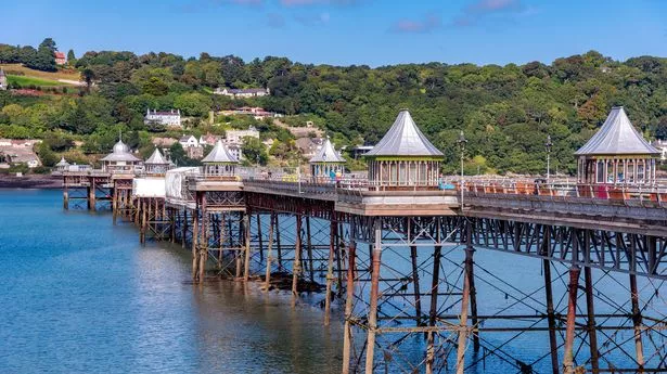 Scenic view of Garth Pier in Bangor, Northwest Wales