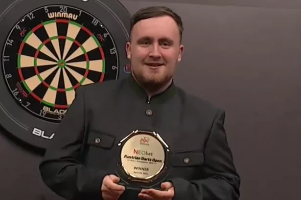 Luke Littler won the Austrian Darts Open